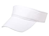 Butterme Adult Fest SommerHut Sport Tennis Golf Blank Sonnenschirmmütze mit verstellbarem Klettband (Weiß)