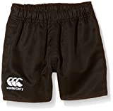 Canterbury Boy's Professional Polyester Shorts - Black, Size 12