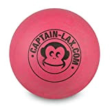 Captain LAX Massageball Original - Lacrosseball in der Farbe Pink, aus Weichgummi, mit den Maßen 6 x 6 cm geeignet ...