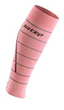 CEP – Reflective Compression Calf Sleeves für Damen | Reflektierende Laufsocken in rosa | Größe II