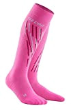 CEP - THERMO SKISOCKEN mit Kompression für Damen | Ski Kompressionsstrümpfe in pink / flash pink mit weicher Fütterung - ...