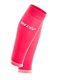 CEP - Ultralight Calf Sleeves für Damen | Dünne Beinstulpen in pink/hellgrau für exakte Wadenkompression | Gr. II | S