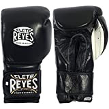 Cleto Reyes Boxhandschuhe - Sparring - Klettverschluss (Schwarz, 12 oz)