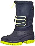 CMP Kids AHTO WP Snow Boots Bootsportschuhe, Black Blue, 36 EU
