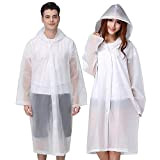 Cosowe Regenponcho Regenmantel für Damen Herren, 2 Stück Regenbekleidung Regencape Regenjacke Wasserdicht für Disney, Wandern, Radfahren, Camping und Reisen