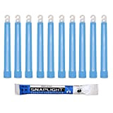 Cyalume SnapLight Knicklichter in Blau (500-er Pack) - 15 cm Glow Sticks mit Haken am Ende - ultra helle Light ...
