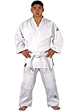 DanRho Judoanzug Dojo-Line Tong Il, Größe:130 cm;Farbe:Weiß
