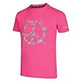Dare 2b Junior-T-Shirt, 100% Baumwolle, Frenzy Tee, Kinder XXL Cyber Pink