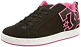 DC Shoes Damen Court Graffik Sneaker, Black/PINK Stencil, 40 EU