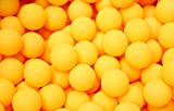 Demarkt 50x Tischtennis Bälle Ping Pong Bälle Tischtennisbälle ohne Aufdruck 40mm Orange