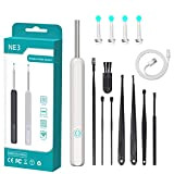 Ear Wax Removal,Wi -Fi Visible Wax Elimination Spoon,USB 1080p Hd Load Otoscope,-Ear Cleaner With Camera,Ear Wax Removal Kit For Iphone, ...