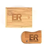 Eisbach Riders Bamboo Surf Wax Box mit Kamm - Bambus Wachs Box (Wax Box + Comb)