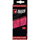 Elite Hockey Prolace Schnürsenkel für Hockeyschlittschuhe, gewachst, 274,3 cm, Rosa