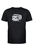 Elkline Herren T-Shirt Gassenhauer 1041197, Farbe:Black, Größe:L