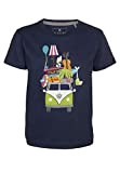 Elkline Kinder T-Shirt Huckepack VW-Bulli Print 3041179, Farbe:darkblue, Größe:104-110