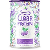 Erfrischendes, klares veganes Proteinpulver - BLAUBEERE LAVENDEL - Clear Vegan Protein aus gekeimtem Wildreis - 400g Pulver