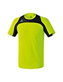 Erima Kinder Race Line Running T-Shirt, neon gelb/Schwarz, 140