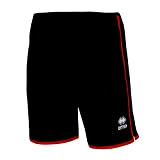 Errea Unisex Bonn Shorts, schwarz/rot, L