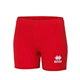 Errea Unisex Volleyball-Leggings für Damen, Rot und Weiß, 2XL Shorts, XXL