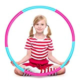 Ertisa Hoola Hoop für Kinder, Einstellbares Gewicht Hoola Hoop und größe Adjustable abnehmbare Sport Spielzeug, geeignet für Fitness, Gymnastik, Tanz