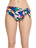ESPRIT Bunt gemusterter Bikini-Slip mit Binde-Detail