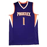 FABROX Die Männer des NBA. Sportweste Phoenix Sonnen Devin Booker # 1 Amateure Atmungsaktive Jersey Sommer Leichtathletik (Color : 6, ...