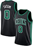 FABROX Männer T-Shirt NBA. Celtics # 0 Tatum Retro Basketball Memorial Edition Basketball Sleeveless T-Shirt (Color : 4, Size : ...