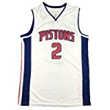 FABROX NBA Männer Sportweste Detroit Pistons Cade Cunningham #2 Fans Trikot Atmungsaktiv Leichtathletik Sommer Loses T-Shirt S-XXL (Color : 3, ...
