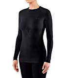 FALKE Funktionsshirt Langarmshirt Maximum Warm Funktionsmaterial Damen schwarz weiß Atmungsaktive Unterwäsche zum Sport sehr warm schnelltrocknend für kalte bis sehr ...