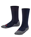 FALKE Unisex Kinder Socken Active Warm, Wolle, 1 Paar, Blau (Marine 6120), 35-38