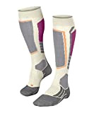 FALKE Women's SK2 Ski Socks Merino Wool Black Navy Blue Grey More Colours Thick Thermal Padded Long Ski Sock Cushioned ...