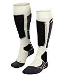 FALKE Women's SK2 Wool Ski Socks Merino Black White More Colours Ladies Thick Thermal Padded Long Ski Sock Cushioned Sole ...