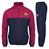 FC Barcelona - Jungen Trainingsanzug - Jacke & Hose - Offizielles Merchandise - Geschenk für Fußballfans - 12-13 Jahre
