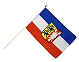 Flaggenfritze Stockflagge/Stockfahne Deutschland Schleswig-Holstein + gratis Sticker