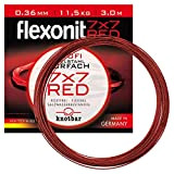 Flexonit Stahlvorfach Angeln Meterware - Red 7x7 0,27mm Länge 500m