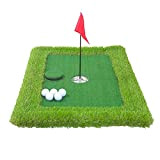 Floating Golf Green, 30cm x 60cm Golf Putting Green Hinterhof Wassergolf Outdoor Aqua Play Golfspiel Grüne Matte, Golf Übungs Putting ...