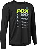Fox Racing Unisex-Kinder Ranger Long Sleeve Mountain Biking Jersey Hemd, schwarz, Medium