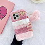 Furry Hülle Kompatibel mit Samsung Galaxy Note 10,Soft Fluffy Fleecy Pelzig Phone Cover Women Girly Fashion Faux Fur Case für ...