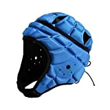 Fußball Helm Kopfschutz Rugby Helm Kopfschutz Kopfbedeckung für Fußball Scrum Cap Kopfschutz Weicher Schutzhelm für Kinder Jugend Boxen Helm Kopfschutz