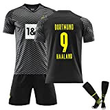 Fußballuniform for Kinder Männer, Nr. 9 2021 Heim- Und Auswärts Fußball Trikots Fans Jersey Kinder T-Shirt Shorts Club Team Fußball ...