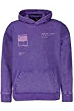 Garcia Jungen Kapuzen-Sweatshirt im Used-Effekt, Größe:152/158, Farbe:Plum