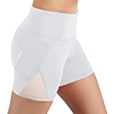 Generisch Damen Yoga Shorts High Waist Hotpants Fitness Yoga Shorts Cool Atmungsaktiv Radlerhose Unterhose Kurze Leggings für Sommer Sport Training ...