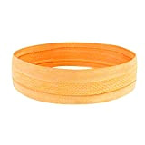 geshiglobal Unisex Sport Fitness Silikon schweißabsorbierendes Haarband Antitranspirant Gürtel Schweißband, einfarbig, Orange