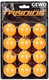 GEWO Tischtennisbälle Training 40+ - 3 Sterne Tischtennis-Ball aus ABS Plastik mit Naht - Hochwertiger Plastik Trainingsball, Durchmesser 40+mm, Vorratspackung ...