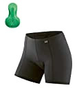 Gonso Damen Unterhosen Sitivo U, Black/Bright Green, 44, 22150