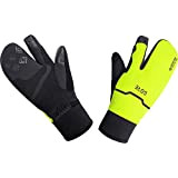 GORE WEAR Thermo Split Handschuhe, GORE-TEX INFINIUM, 8, Schwarz/Neon-Gelb