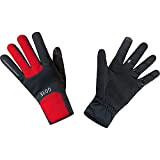 GORE WEAR Unisex Thermo Handschuhe, GORE WINDSTOPPER, Gr. 11, Schwarz/Rot