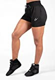 Gorilla Wear Pixley Sweatshorts - schwarz - Shorts Kurze Hose atmungsaktiv zum Sport Alltag Freizeit Workout mit Logo für bewegungsfreiheit ...