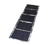 GOWE Zusammenklappbares Solarmodul-Ladegerät, 50 W, Taiwan, Mono-Solarzelle, tragbar, wasserdicht, Stoff, Solar-Ladegerät für Camping, Wandern, Bootfahren