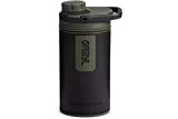 GRAYL UltraPress Wasserfilter & Filterflasche für Wandern, Rucksackreisen und Reisen (Camp Black)
